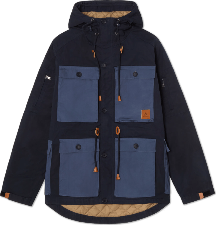 Garphyttan Men's Denali Parka Navy Comb Garphyttan