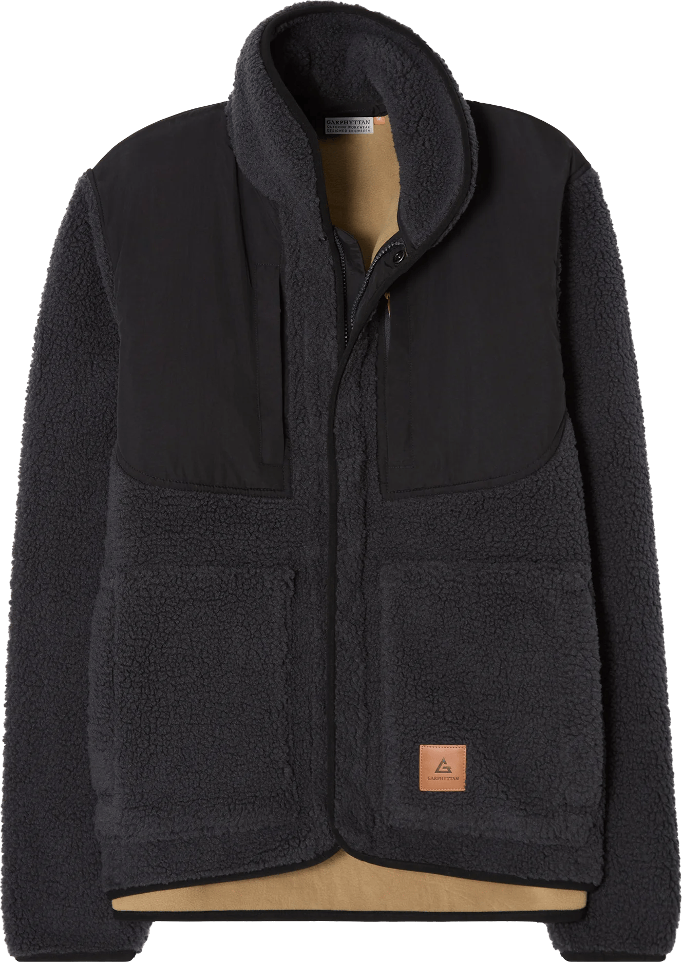 Garphyttan Men's Kodiak Pile Jacket Dark Grey