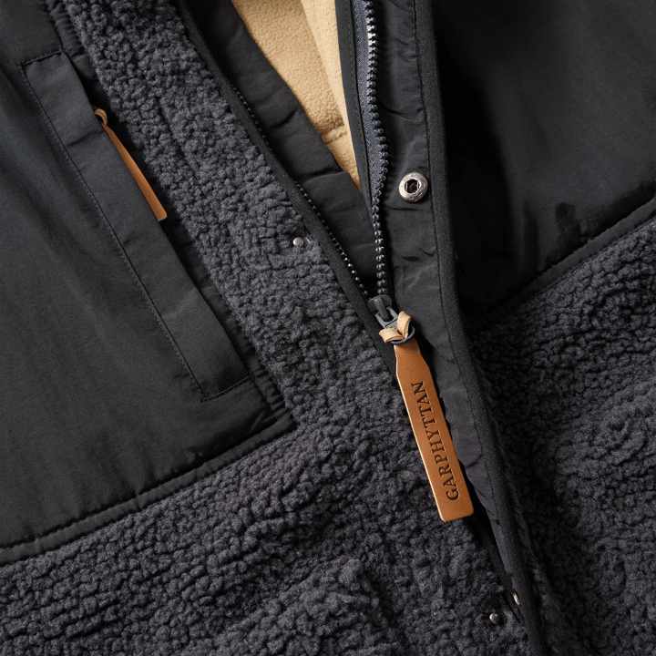 Garphyttan Men's Kodiak Pile Jacket Dark Grey Garphyttan