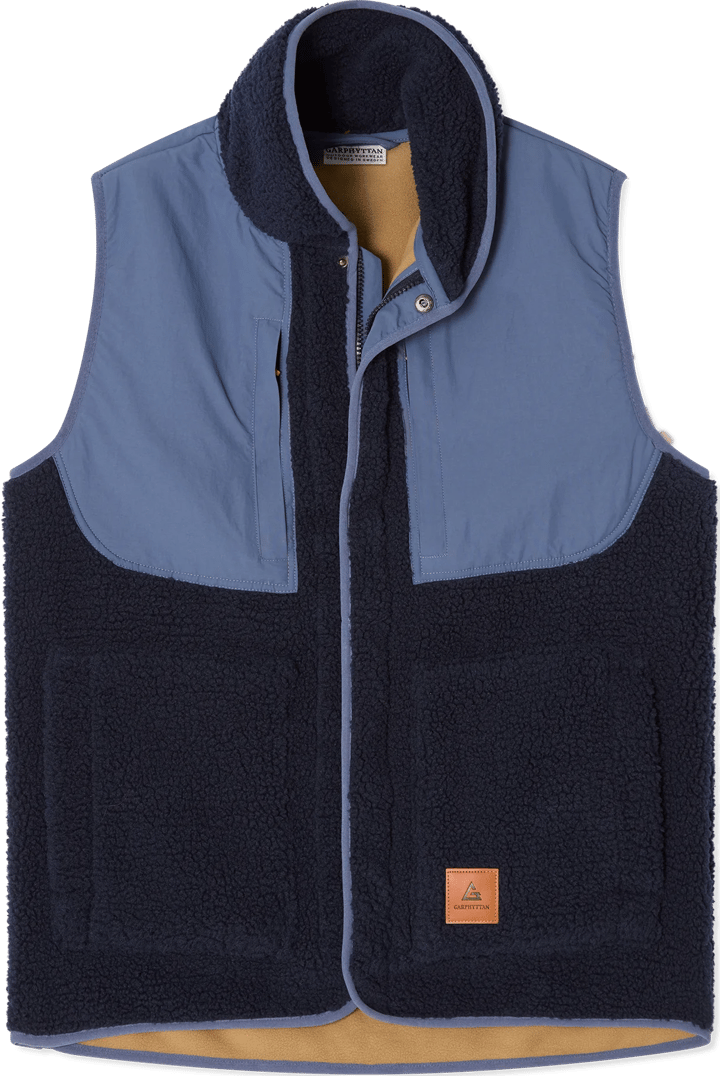 Garphyttan Men's Kodiak Pile Vest Navy Garphyttan
