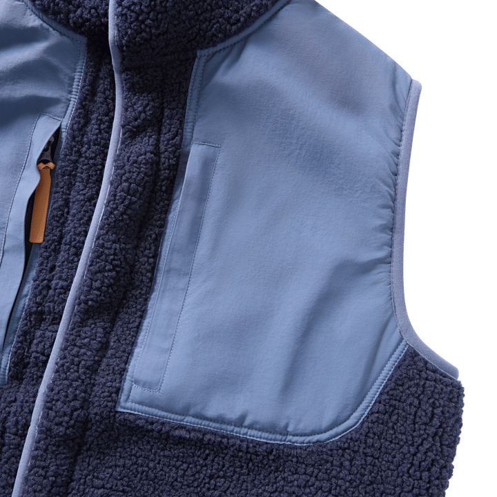 Garphyttan Men's Kodiak Pile Vest Navy Garphyttan