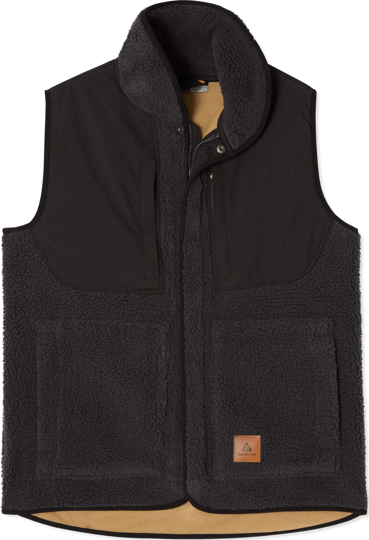 Garphyttan Men's Kodiak Pile Vest Dark Grey