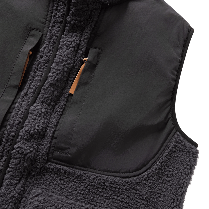 Garphyttan Men's Kodiak Pile Vest Dark Grey Garphyttan