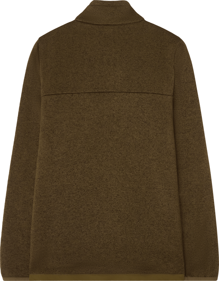 Garphyttan Men's Valdez Flatfleece Jacket Brown Melange Garphyttan