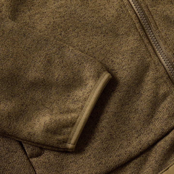 Garphyttan Men's Valdez Flatfleece Jacket Brown Melange Garphyttan