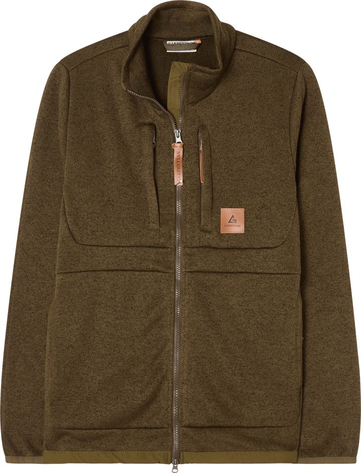 Garphyttan Men's Valdez Flatfleece Jacket Brown Melange Garphyttan