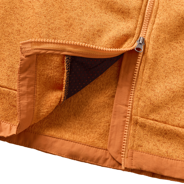 Garphyttan Men's Valdez Flatfleece Jacket Rusty Melange Garphyttan
