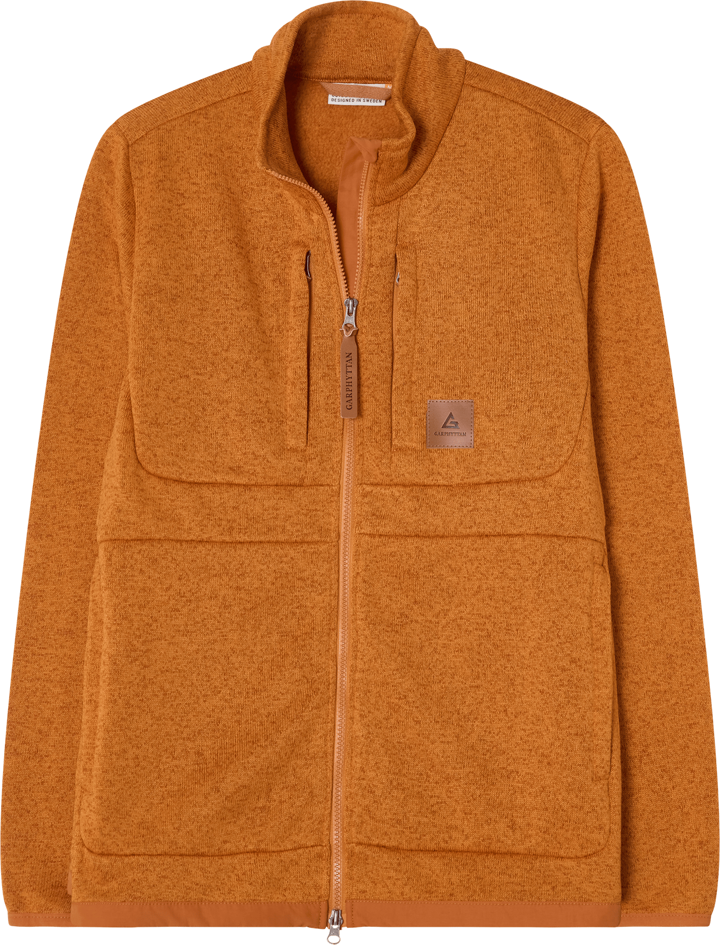 Garphyttan Men's Valdez Flatfleece Jacket Rusty Melange