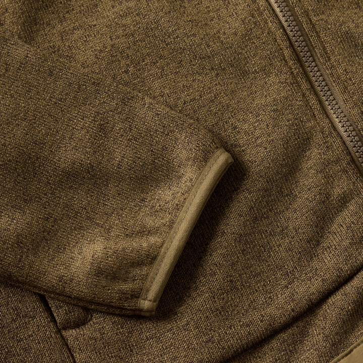 Garphyttan Women's Valdez Flatfleece Jacket Brown Melange Garphyttan