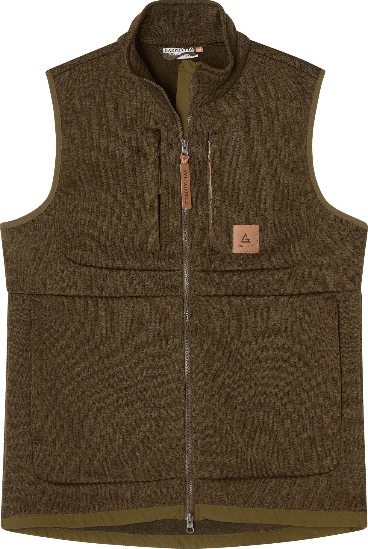 Garphyttan Men's Valdez Flatfleece Vest Brown Melange