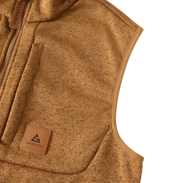 Garphyttan Men's Valdez Flatfleece Vest Tobacco Melange Garphyttan