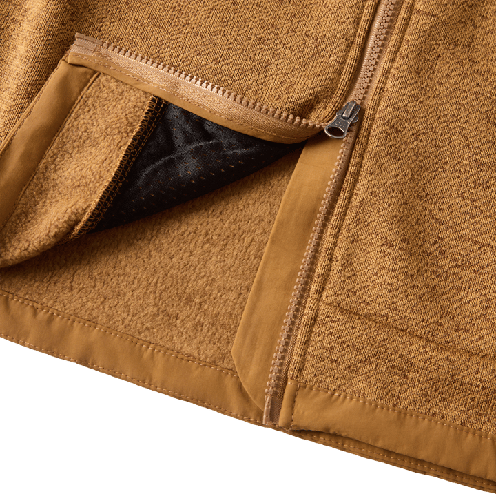 Garphyttan Men's Valdez Flatfleece Vest Tobacco Melange Garphyttan