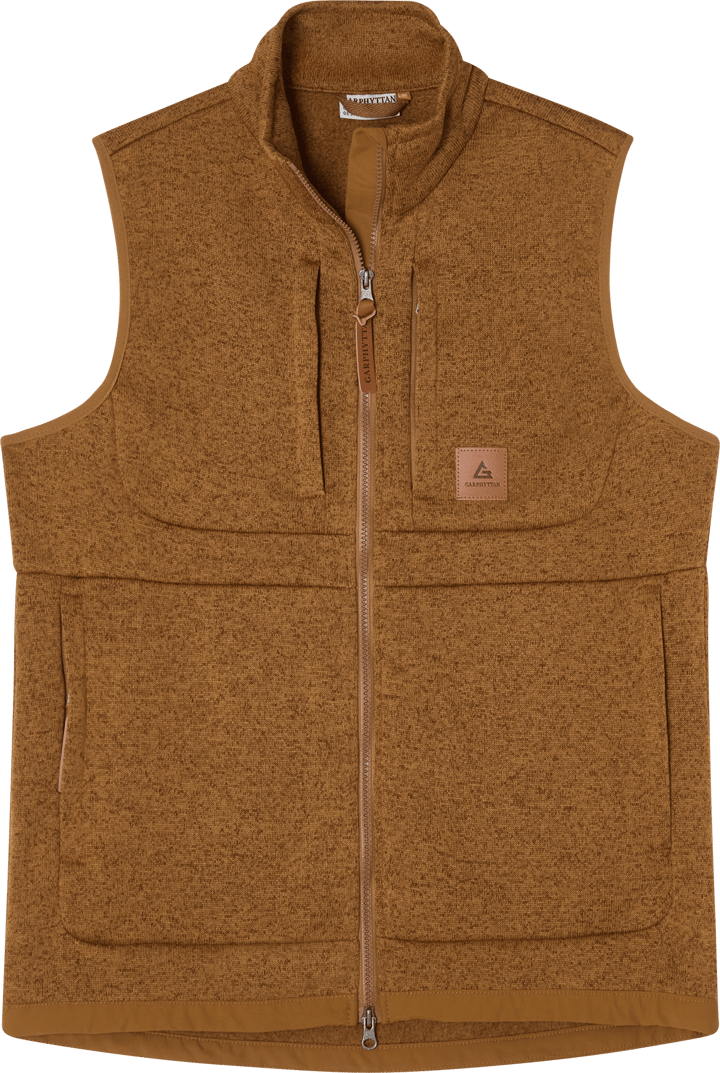 Garphyttan Men's Valdez Flatfleece Vest Tobacco Melange Garphyttan