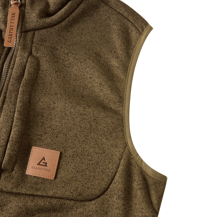 Garphyttan Women's Valdez Flatfleece Vest  Brown Melange Garphyttan