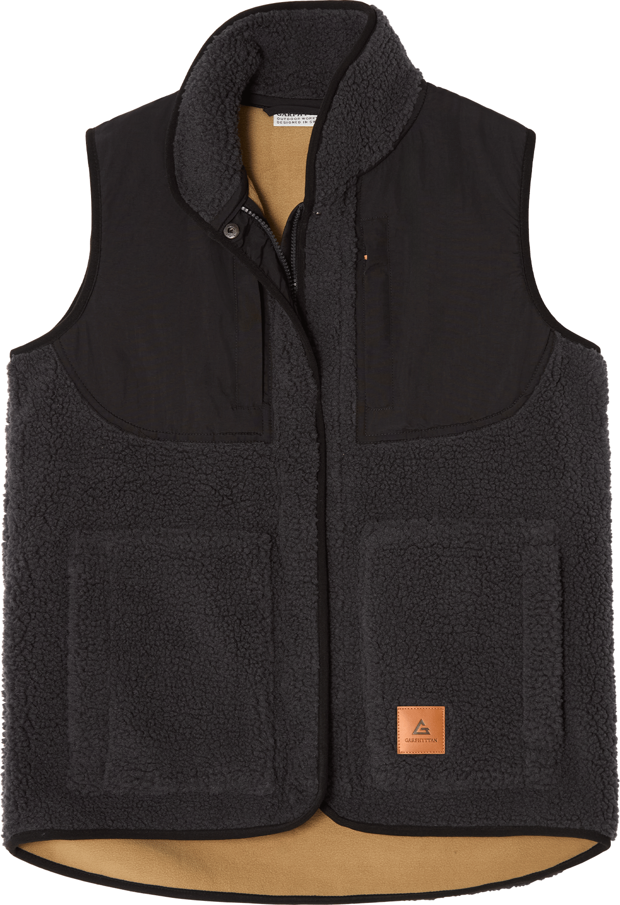 Garphyttan Women's Kodiak Pile Vest Dark Grey