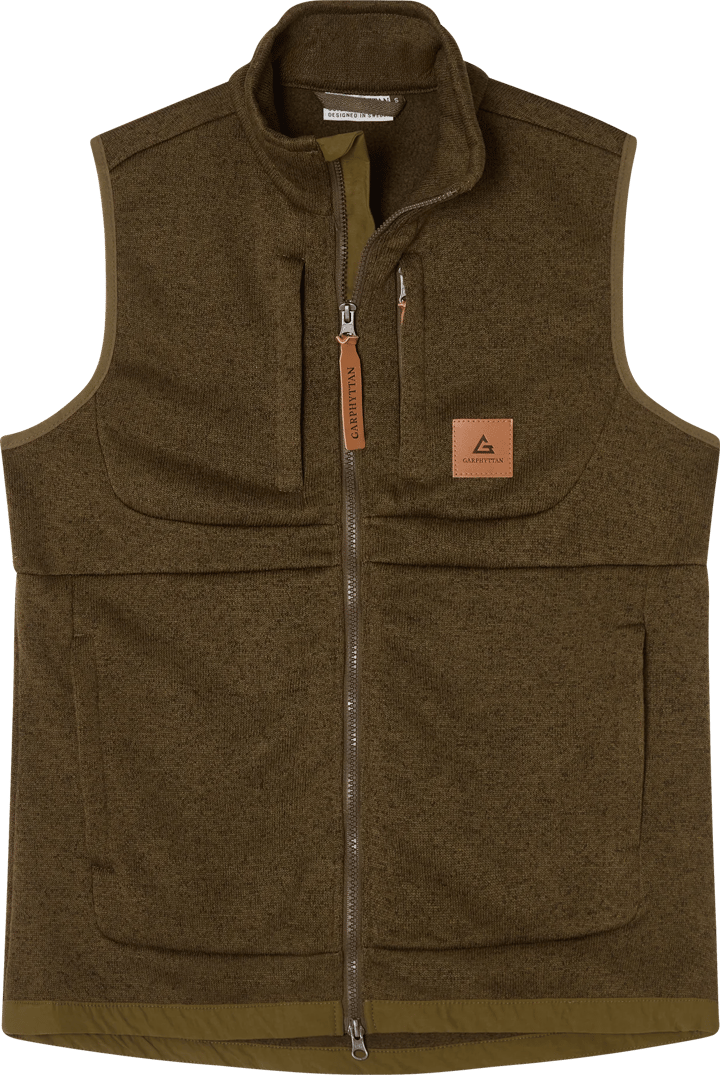 Garphyttan Women's Valdez Flatfleece Vest  Brown Melange Garphyttan