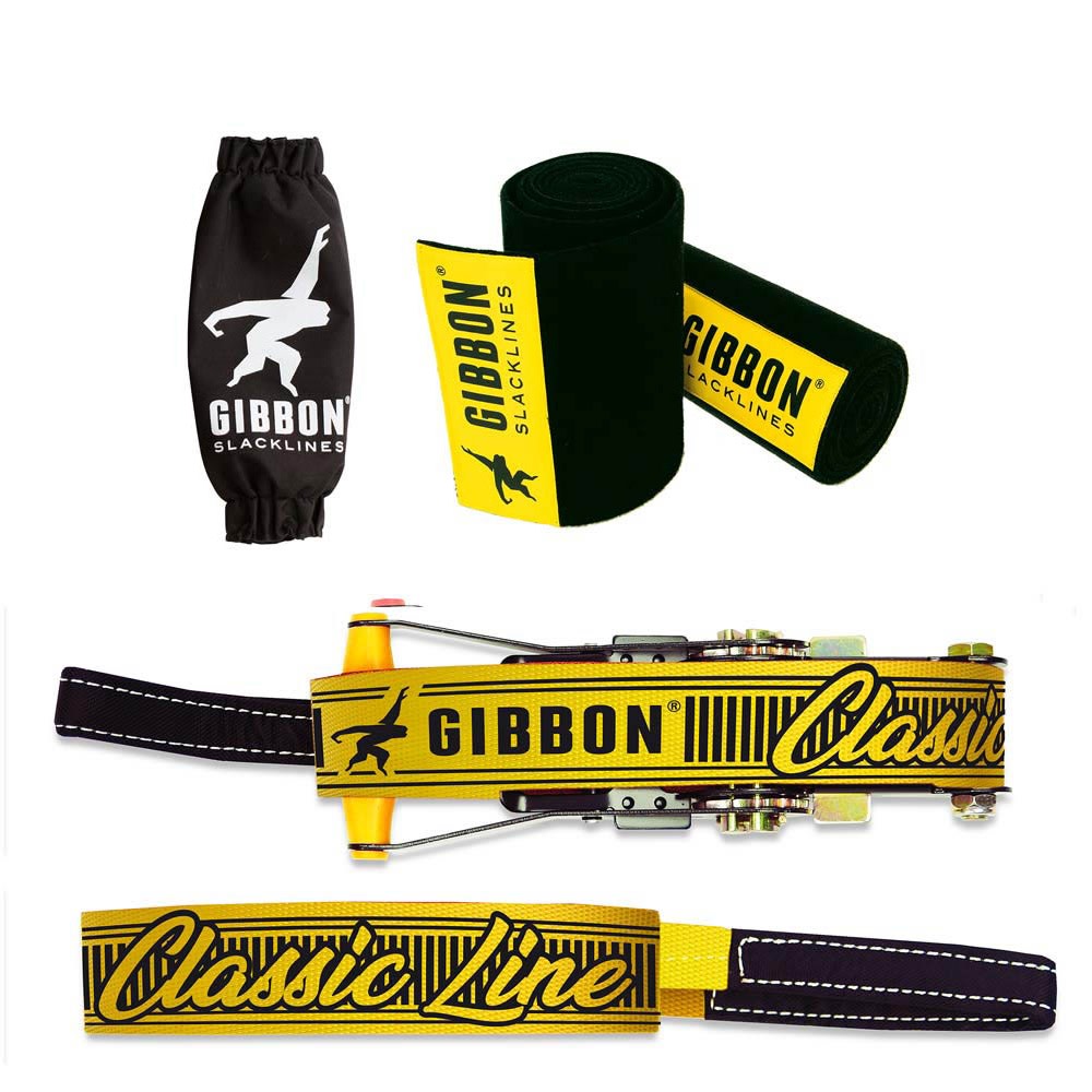 GIBBON Slacklines Classic Line XL Treewear Set