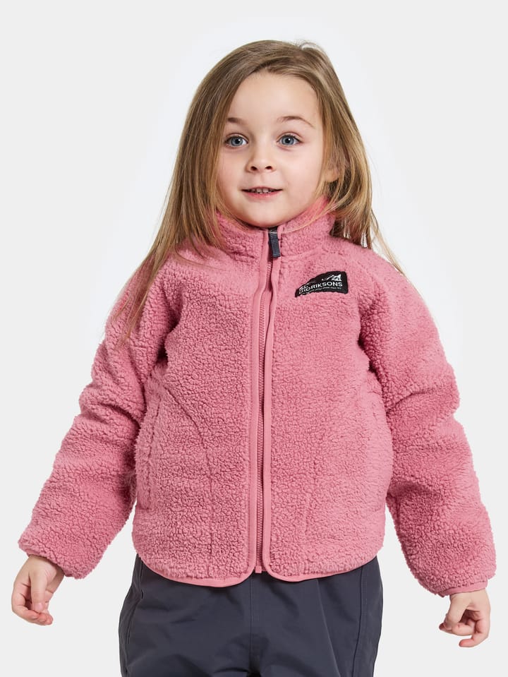 Didriksons Kids' Gibbs Full Zip 2 Heather Pink Didriksons