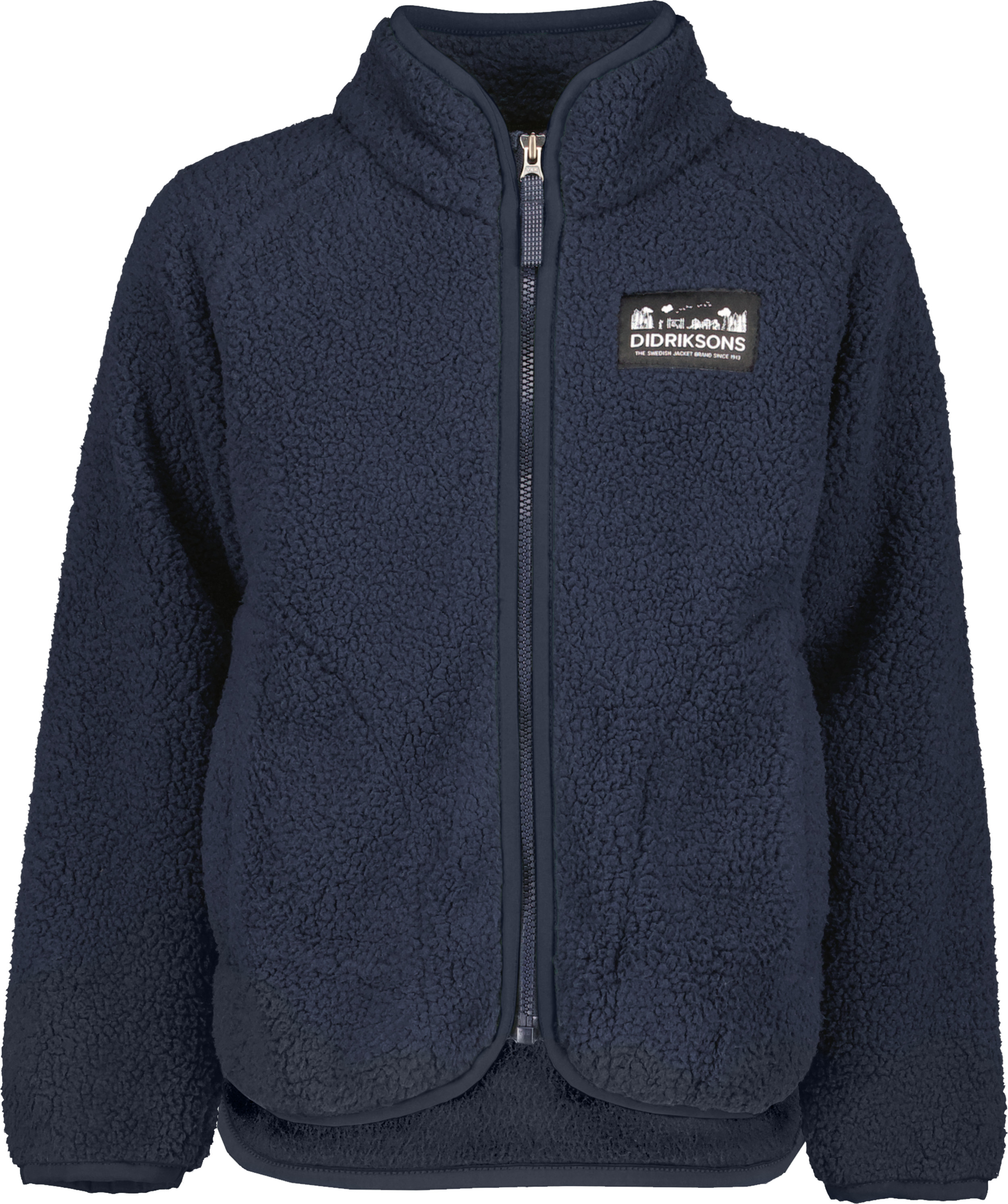 Didriksons Kids' Gibbs Full Zip 2 Navy Mellomlag trøyer 100