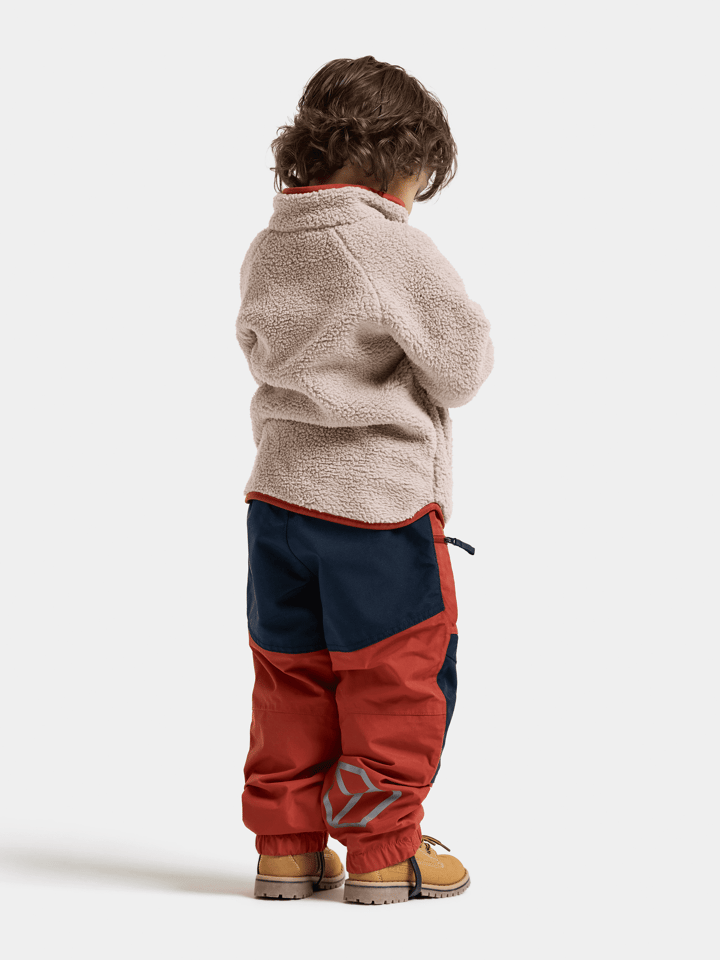 Didriksons Kids' Gibbs Full Zip 2 Beach Beige/Rust Didriksons