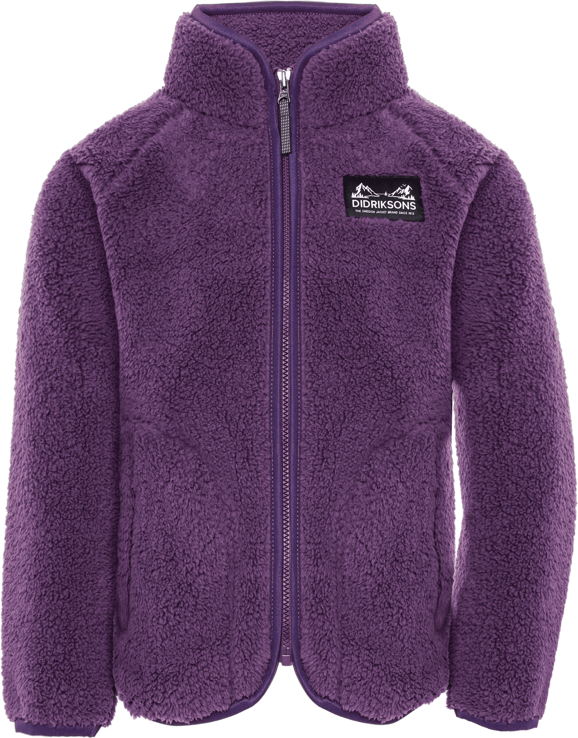 Didriksons Kids' Gibbs Full Zip 2 Northen Purple