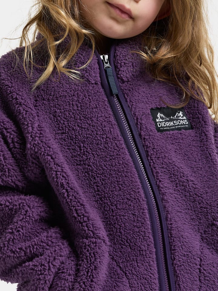 Didriksons Kids' Gibbs Full Zip 2 Northen Purple Didriksons