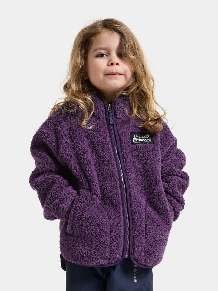 Didriksons Kids' Gibbs Full Zip 2 Northen Purple Didriksons