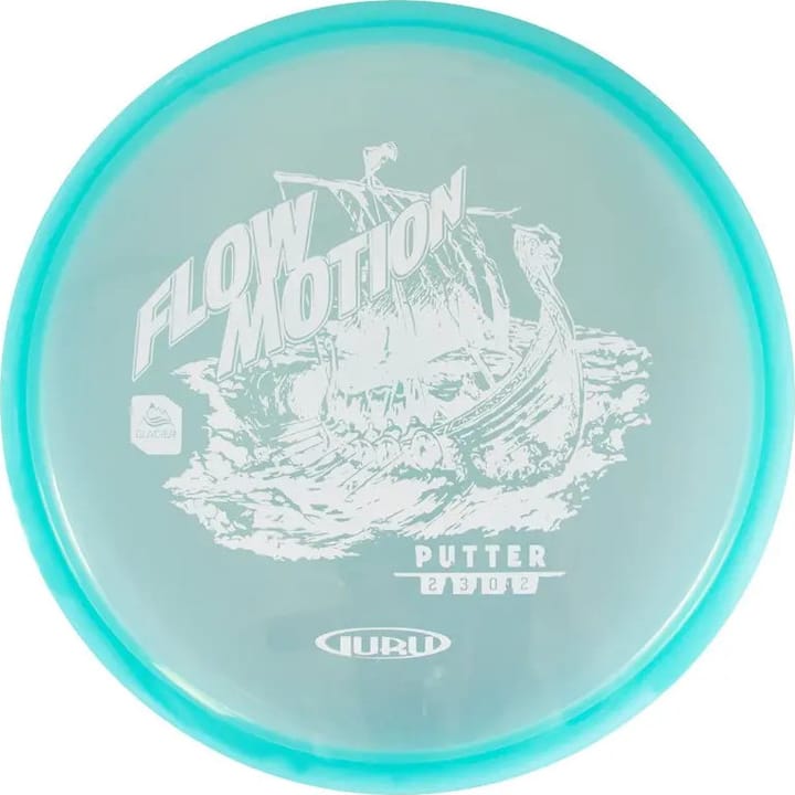 Guru Disc Golf Glacier Line Putter Flow Motion Blue Guru Disc Golf