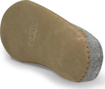Glerups Unisex Slip-on With Leather Sole Grey Glerups