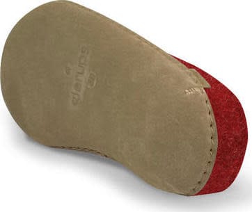 Glerups Unisex Slip-on With Leather Sole Red Glerups
