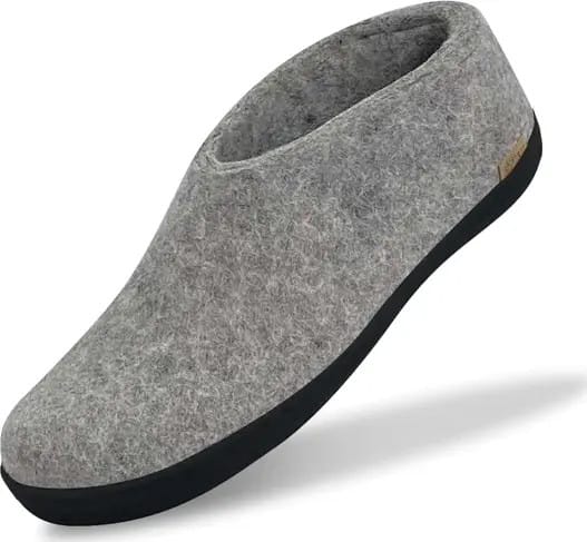 Glerups Unisex Shoe Classic Rubber Sole Grey/Black