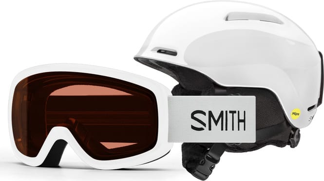 Smith Junior's Glide Mips/Snowday Combo White Smith