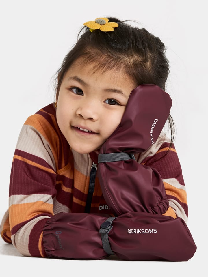 Didriksons Kids' Glove 5 Anemon Red Didriksons Didriksons Kids' Glove 5 Anemon Red Didriksons