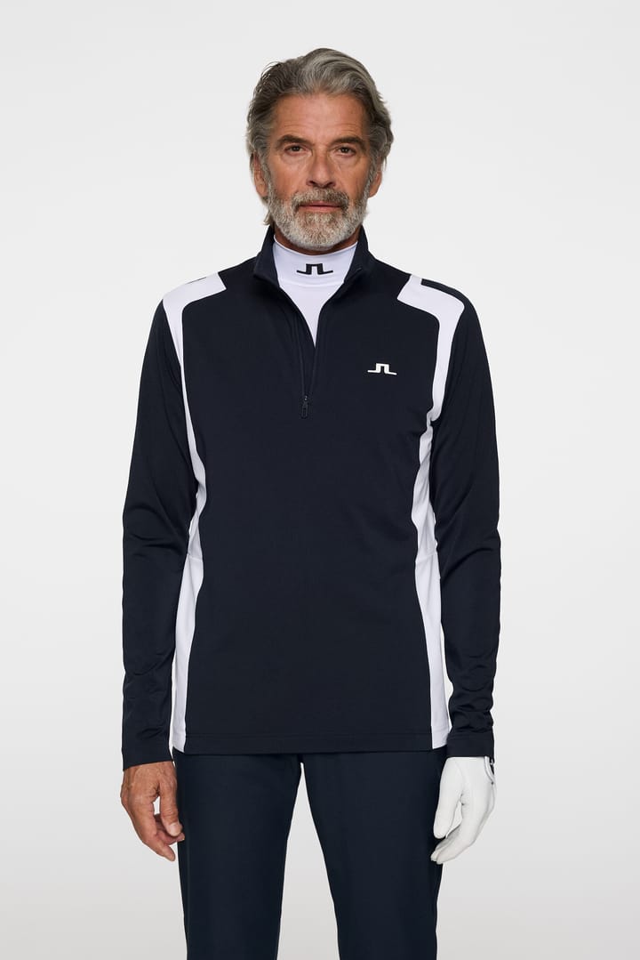 J.Lindeberg Men's Lukas Quarter Zip Mid Layer JL Navy J.Lindeberg J.Lindeberg Men's Lukas Quarter Zip Mid Layer JL Navy J.Lindeberg