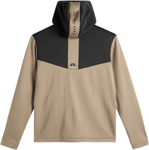 J.Lindeberg Men´s Maclean Zip Hood Brindle J.Lindeberg
