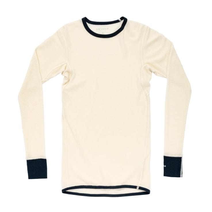 Devold Men's Wool Mesh Shirt Ink/offwhite