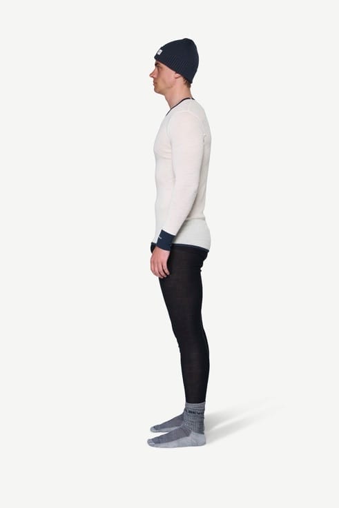 Devold Men's Wool Mesh Shirt Ink/offwhite Devold Devold Men's Wool Mesh Shirt Ink/offwhite Devold