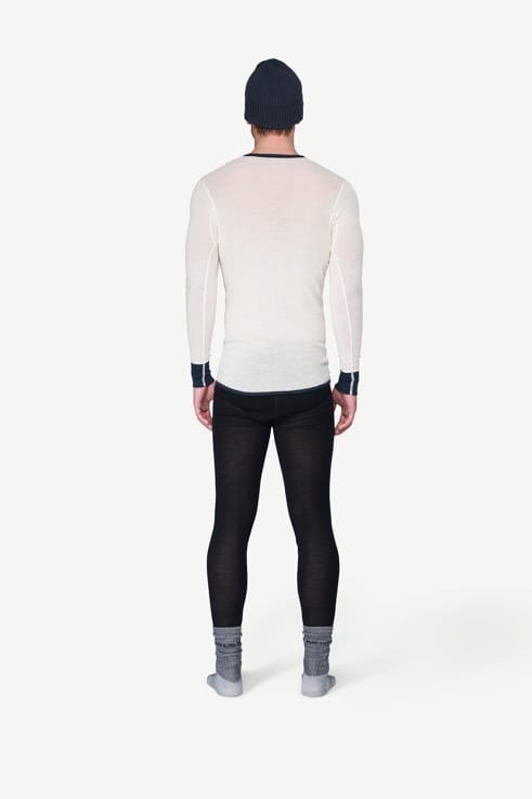 Devold Men's Wool Mesh Shirt Ink/offwhite Devold
