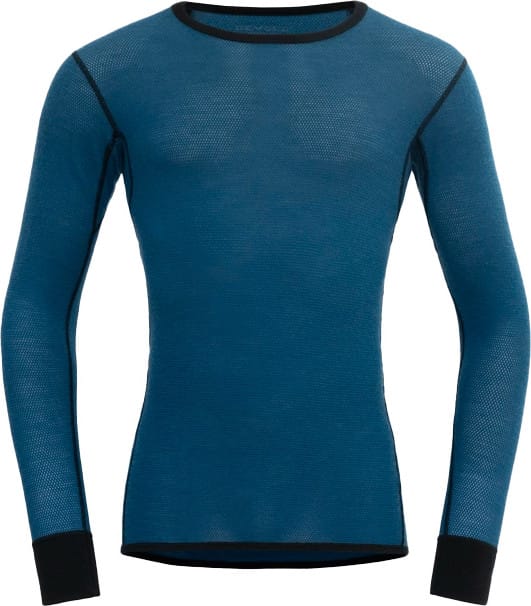 Devold Men's Wool Mesh Shirt Flood/caviar Devold