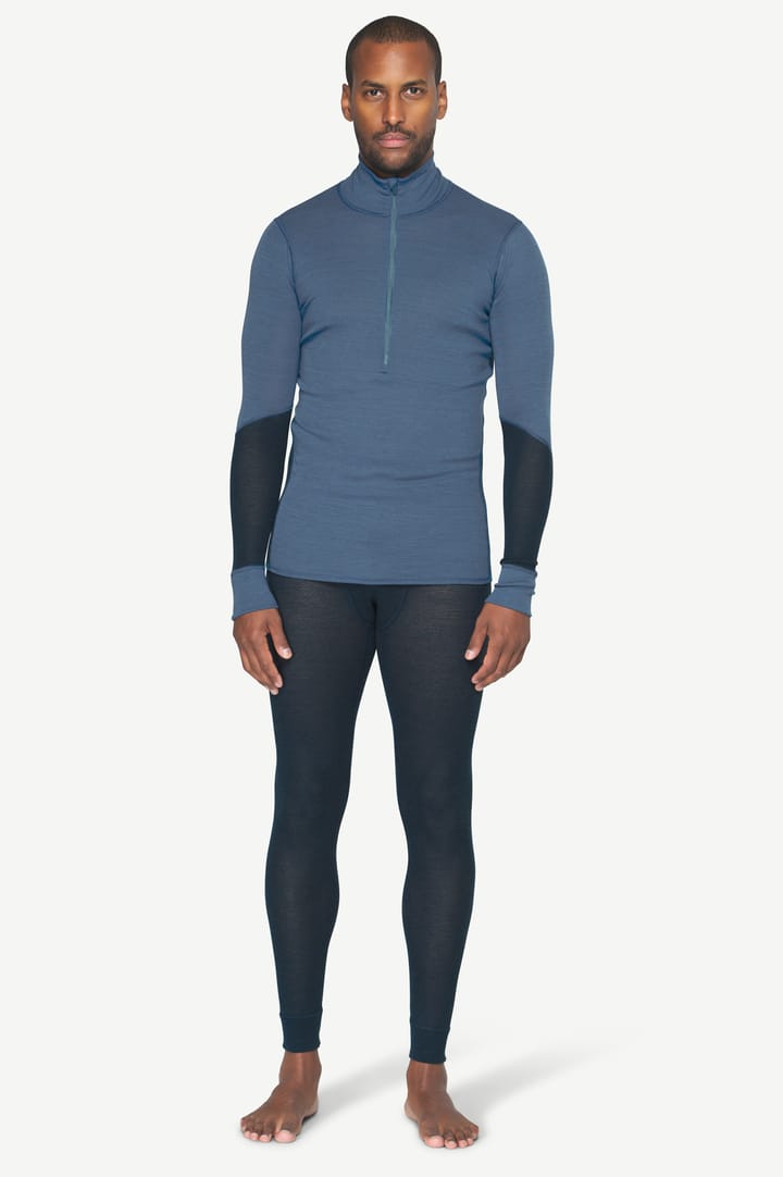 Devold Men's Wool Mesh 190 Zip Neck Berry/Ink Devold