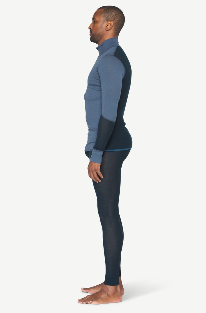 Devold Men's Wool Mesh 190 Zip Neck Berry/Ink Devold