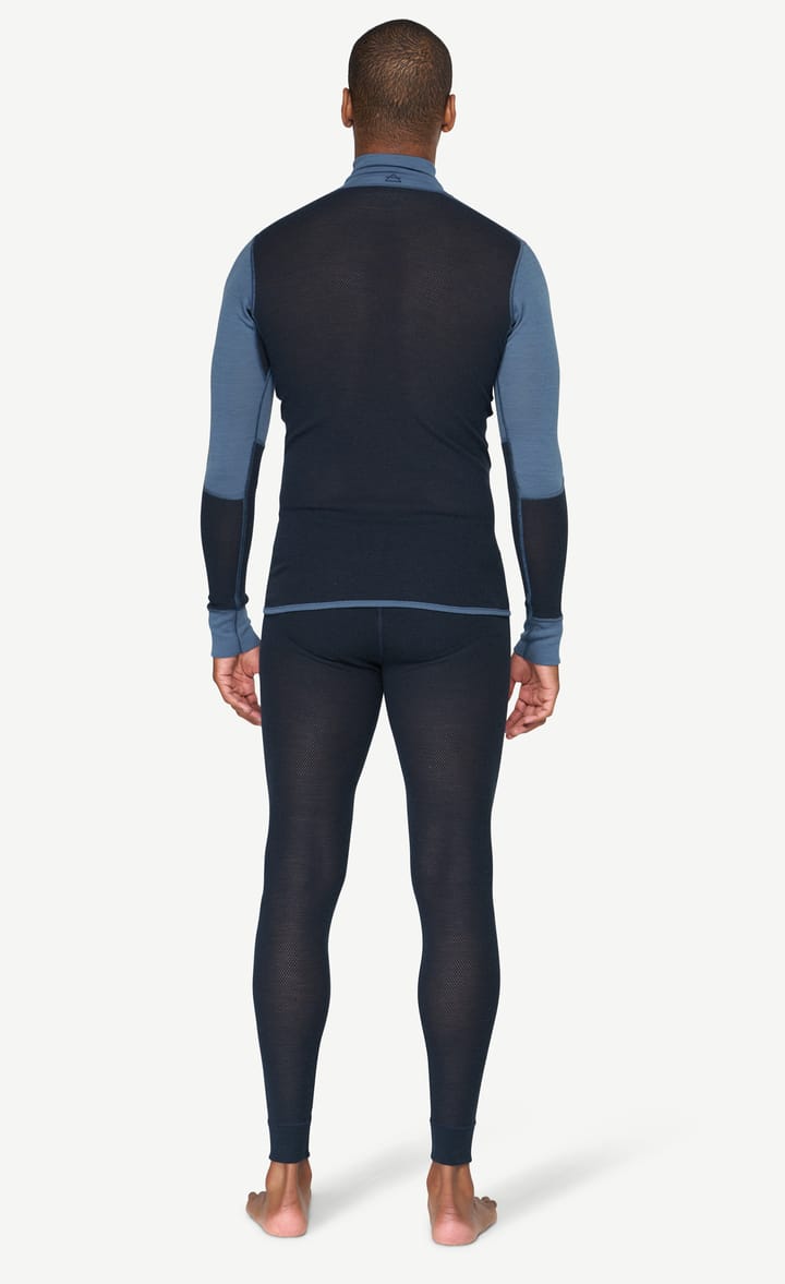Devold Men's Wool Mesh 190 Zip Neck Berry/Ink Devold