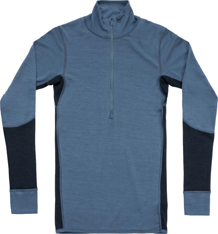 Devold Men's Wool Mesh 190 Zip Neck Berry/Ink Devold