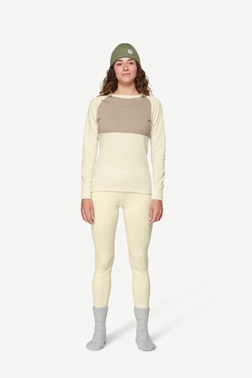 Devold Women's Expedition Merino Silk Shirt Offwhite/stone Devold