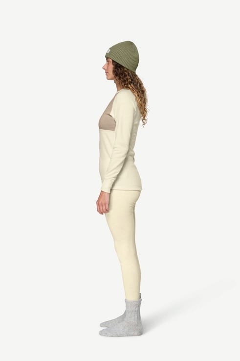 Devold Women's Expedition Merino Silk Shirt Offwhite/stone Devold