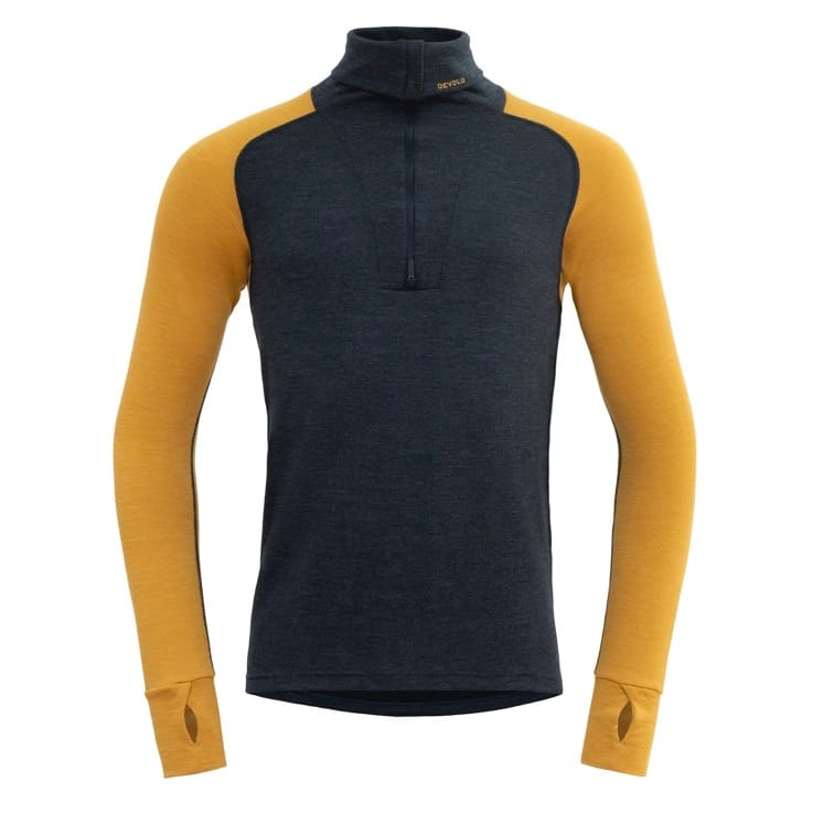 Devold Men's Expedition Merino Silk Zip Ink/Arrowwood