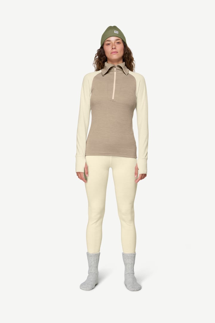 Devold Women's Expedition Merino Silk Zip Offwhite/Stone Devold Devold Women's Expedition Merino Silk Zip Offwhite/Stone Devold