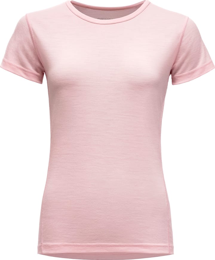 Devold Women's Breeze Merino 150 T-Shirt Chalk Pink Devold