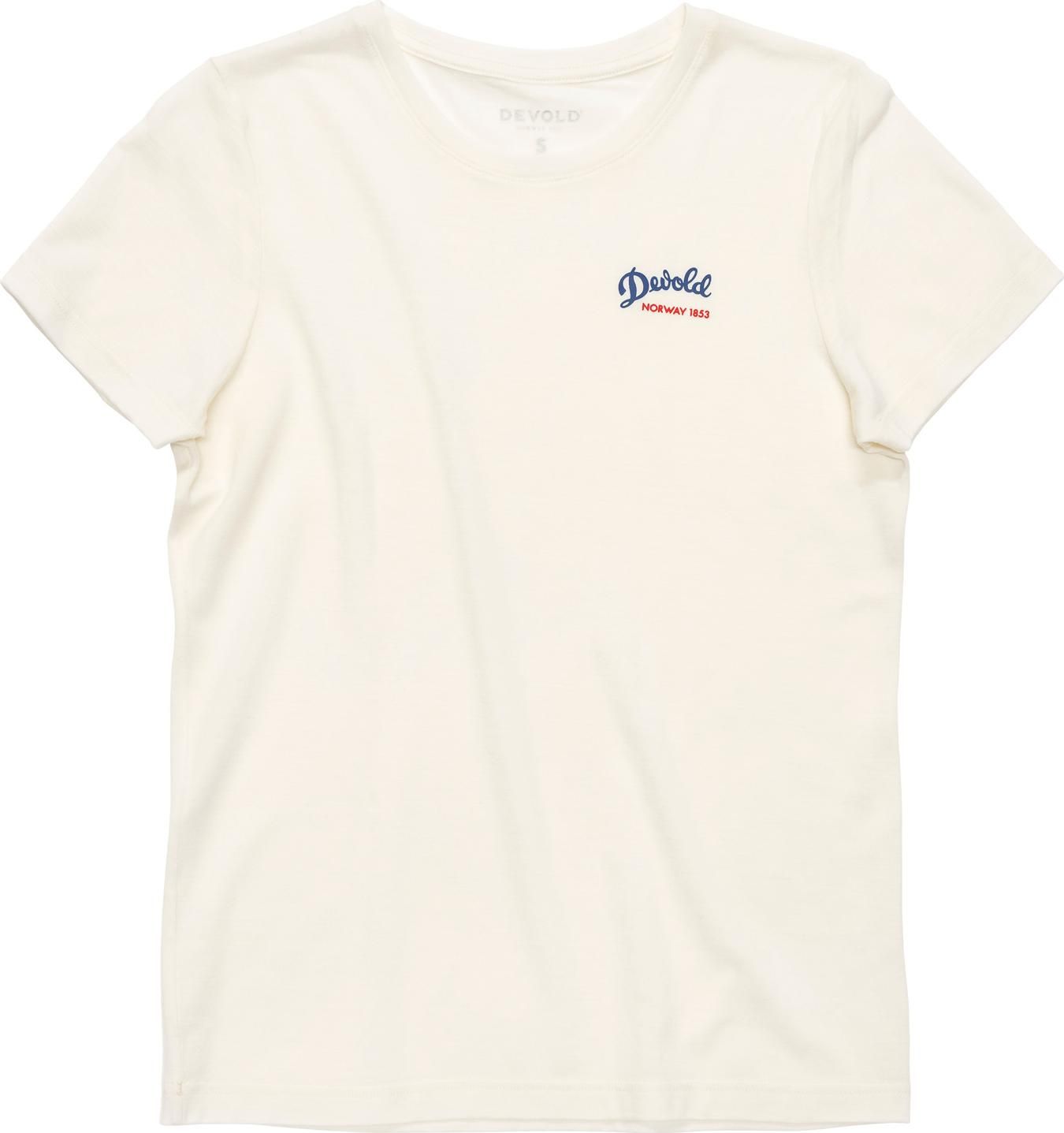 Devold Women's Classic Script Tee White
