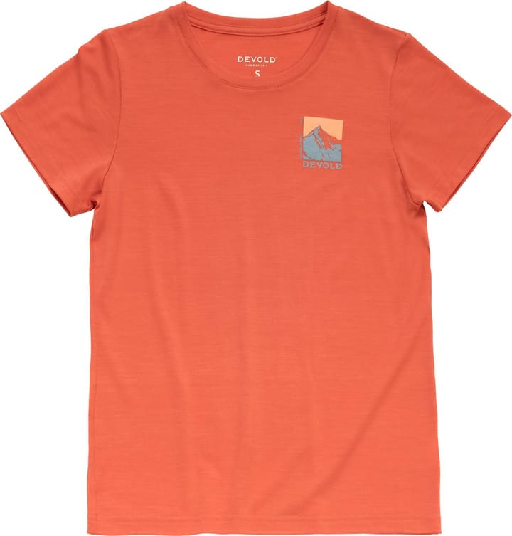Devold Women's Classic Summit Tee Coral Devold